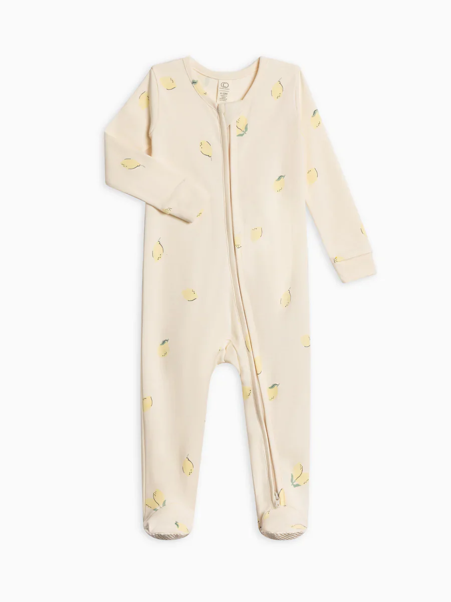 Colored Organics Peton Footed Sleeper