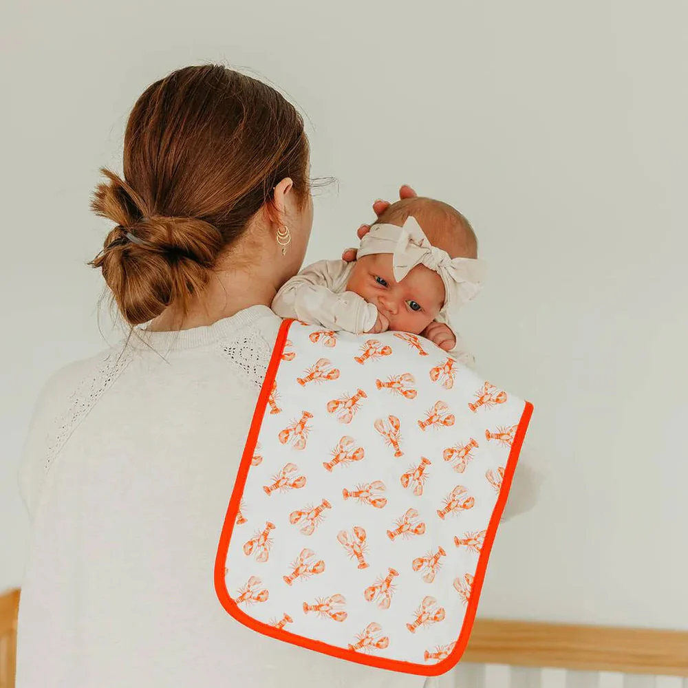 Copper Pearl Fischer Sailboat Burp Cloths - Image 3