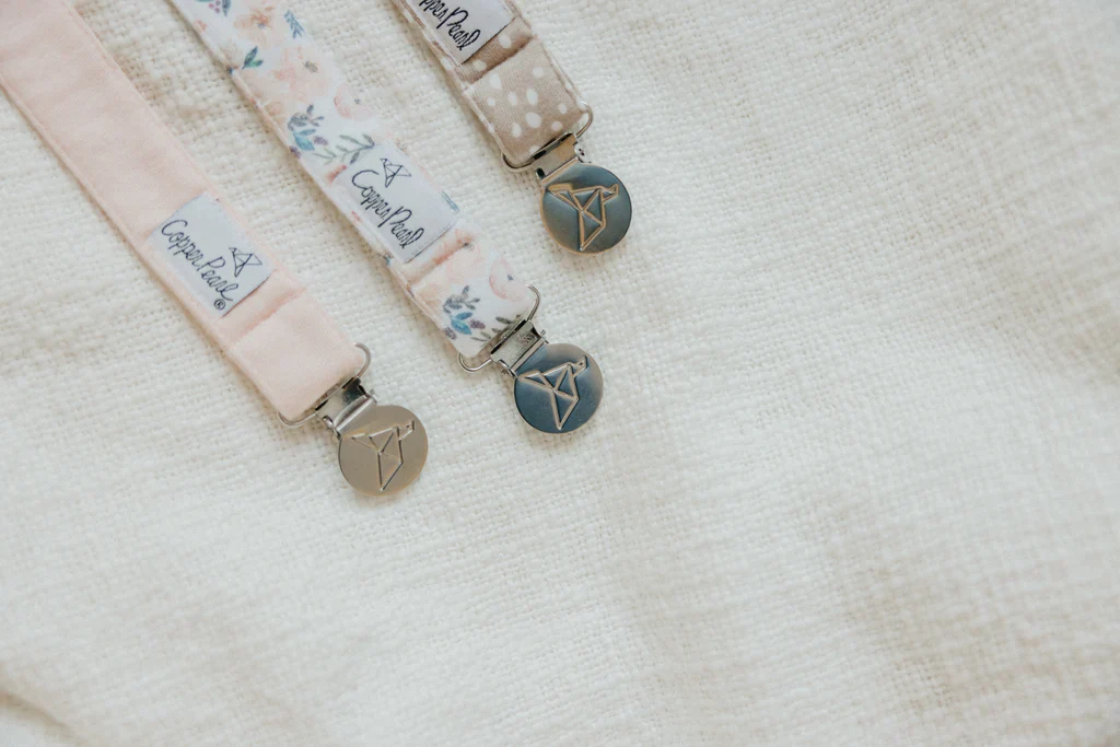 Copper Pearl Pacifier Clip - 3 pk - Image 11
