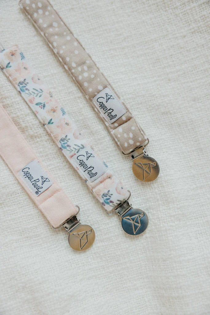 Copper Pearl Pacifier Clip - 3 pk - Image 12