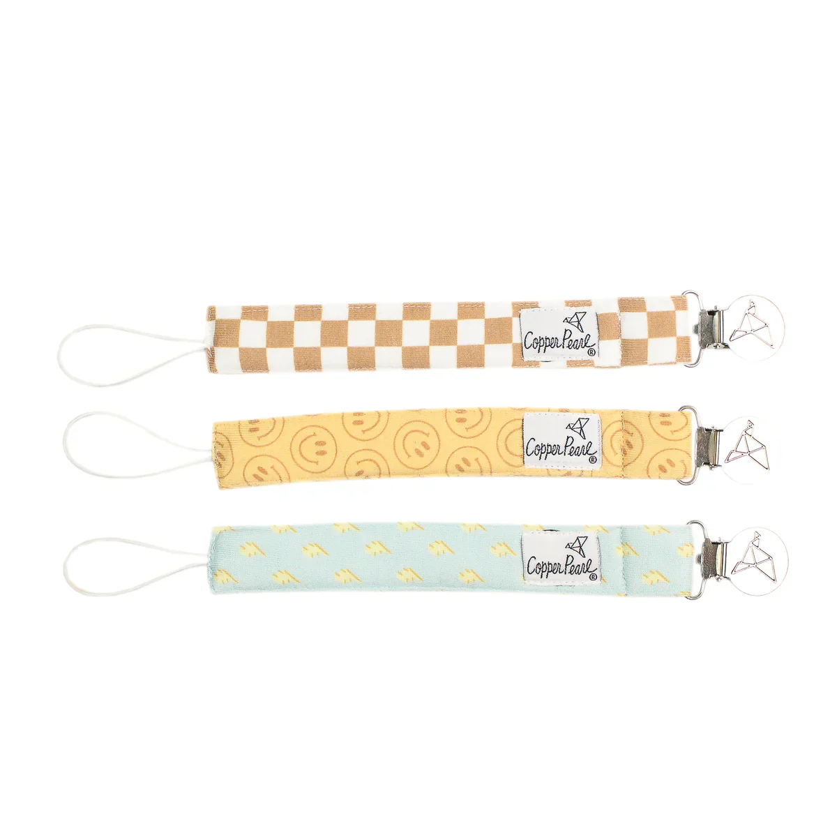 Copper Pearl Pacifier Clip - 3 pk - Image 15