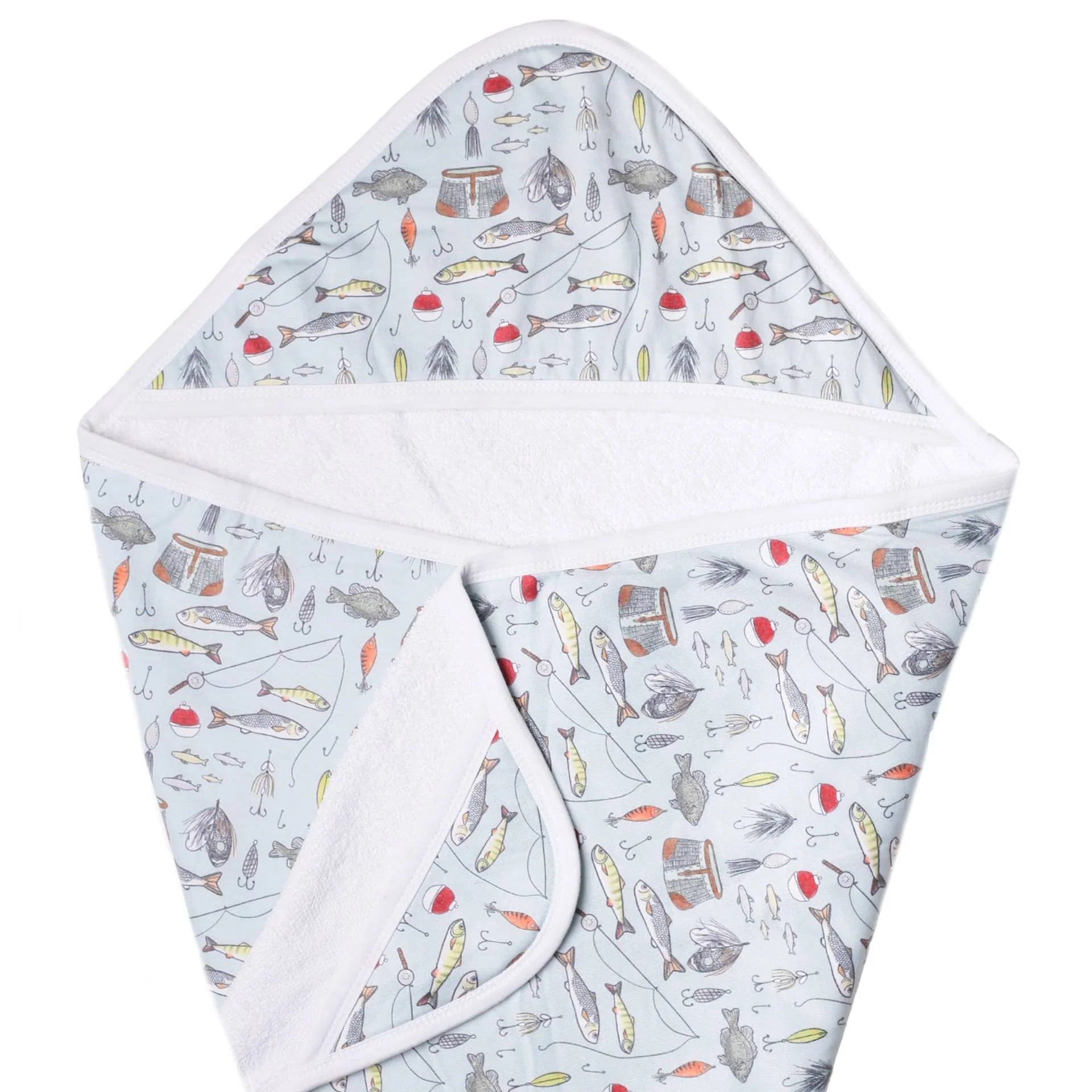 Copper Pearl Premium Knit Hooded Towel in Trout