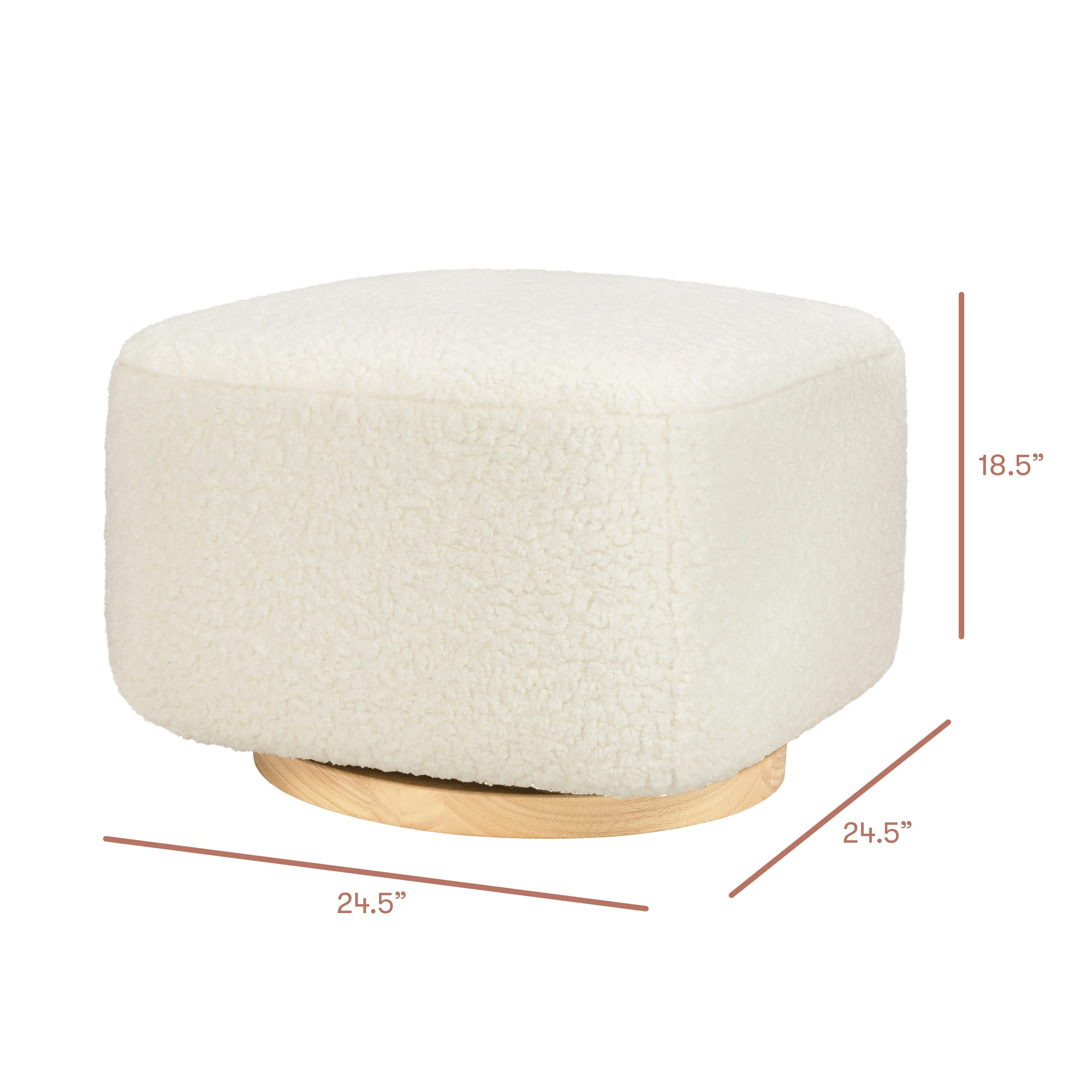 Babyletto Kiwi Gliding Ottoman - Image 80
