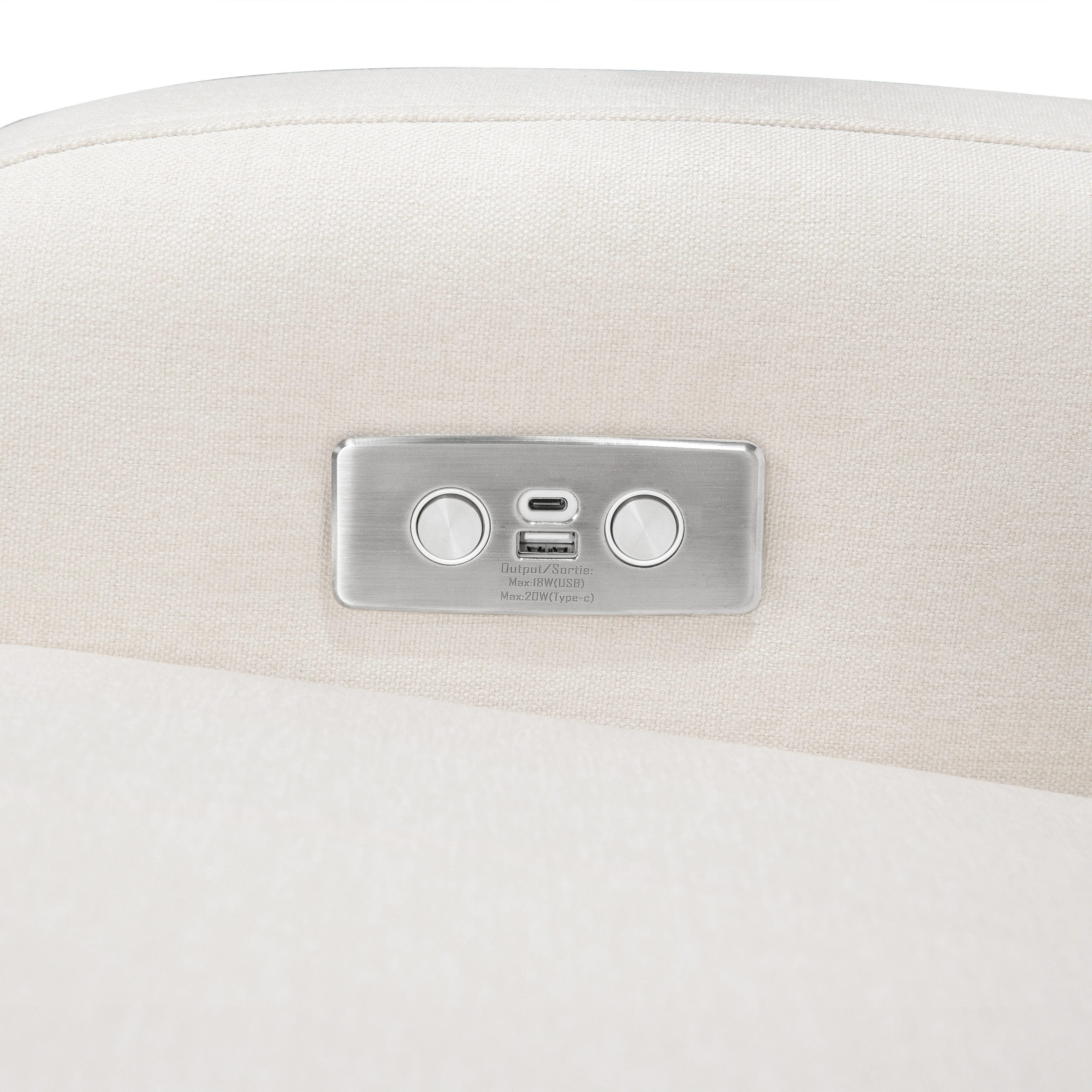 Babyletto Nami Electronic Recliner and Swivel Glider Recliner with USB port - Image 10