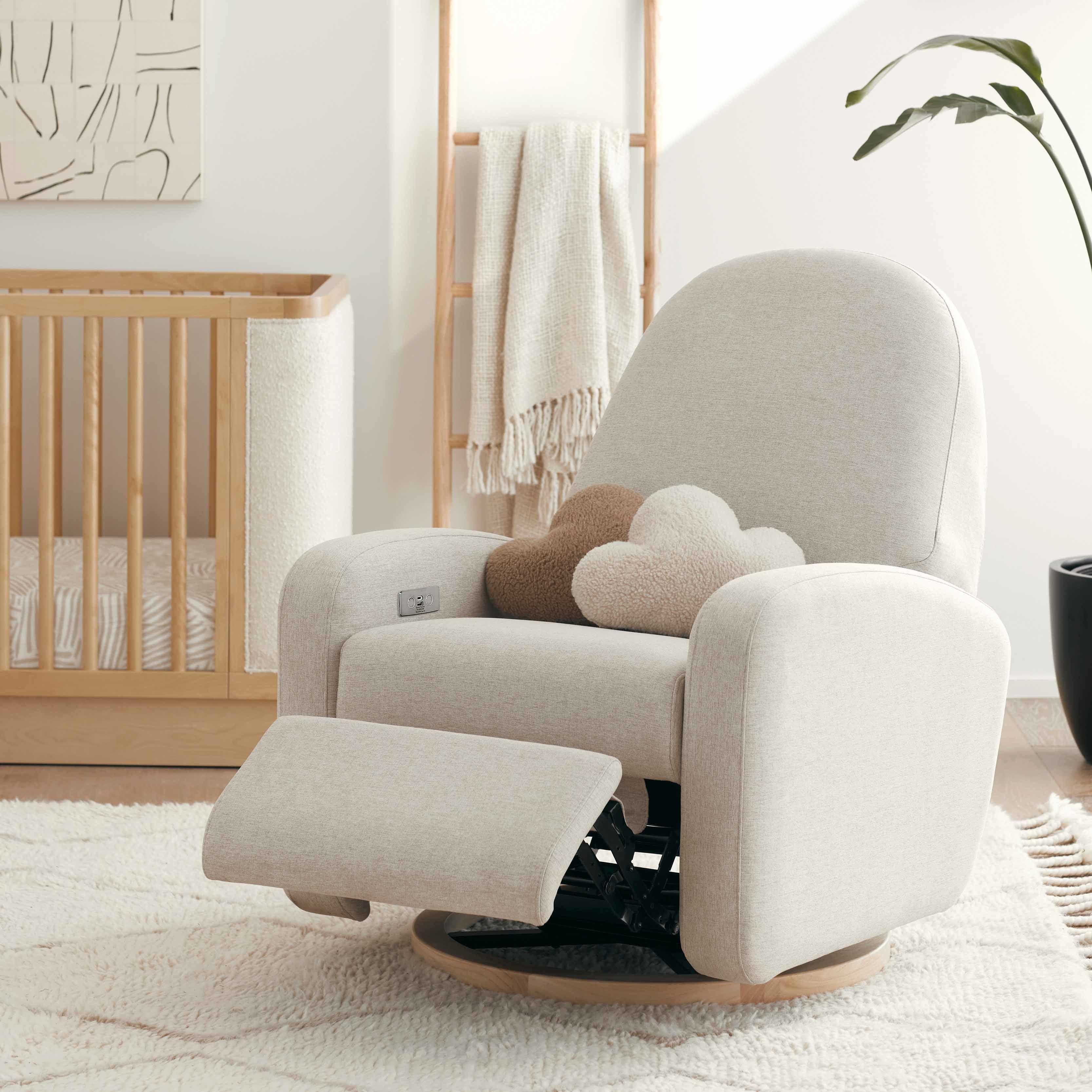 Babyletto Nami Electronic Recliner and Swivel Glider Recliner with USB port - Image 14