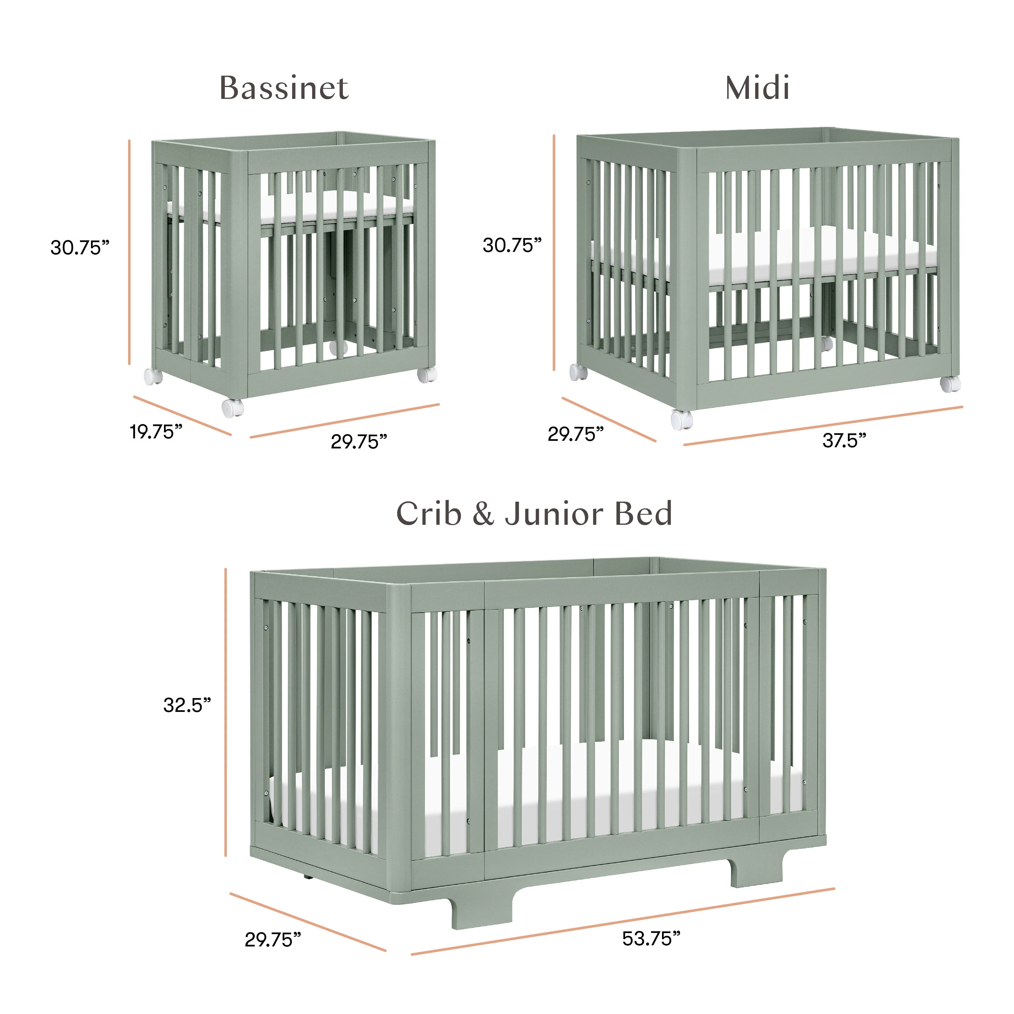 Babyletto Yuzu 8-in-1 Convertible Crib with All-Stages Conversion Kits - Image 52