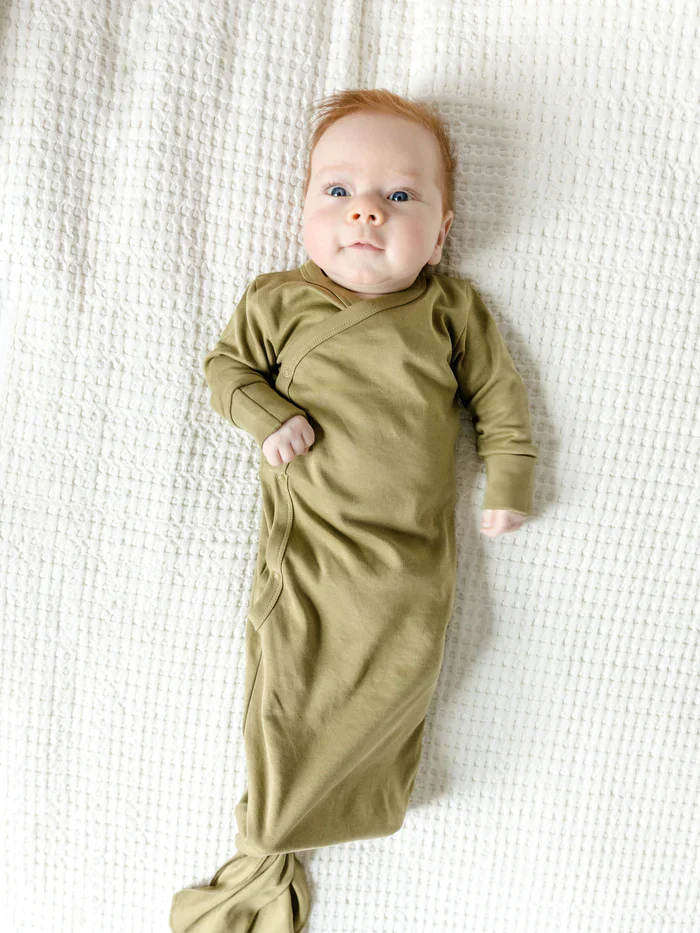 Colored Organics Indy Kimono Gown - Herb - Image 3