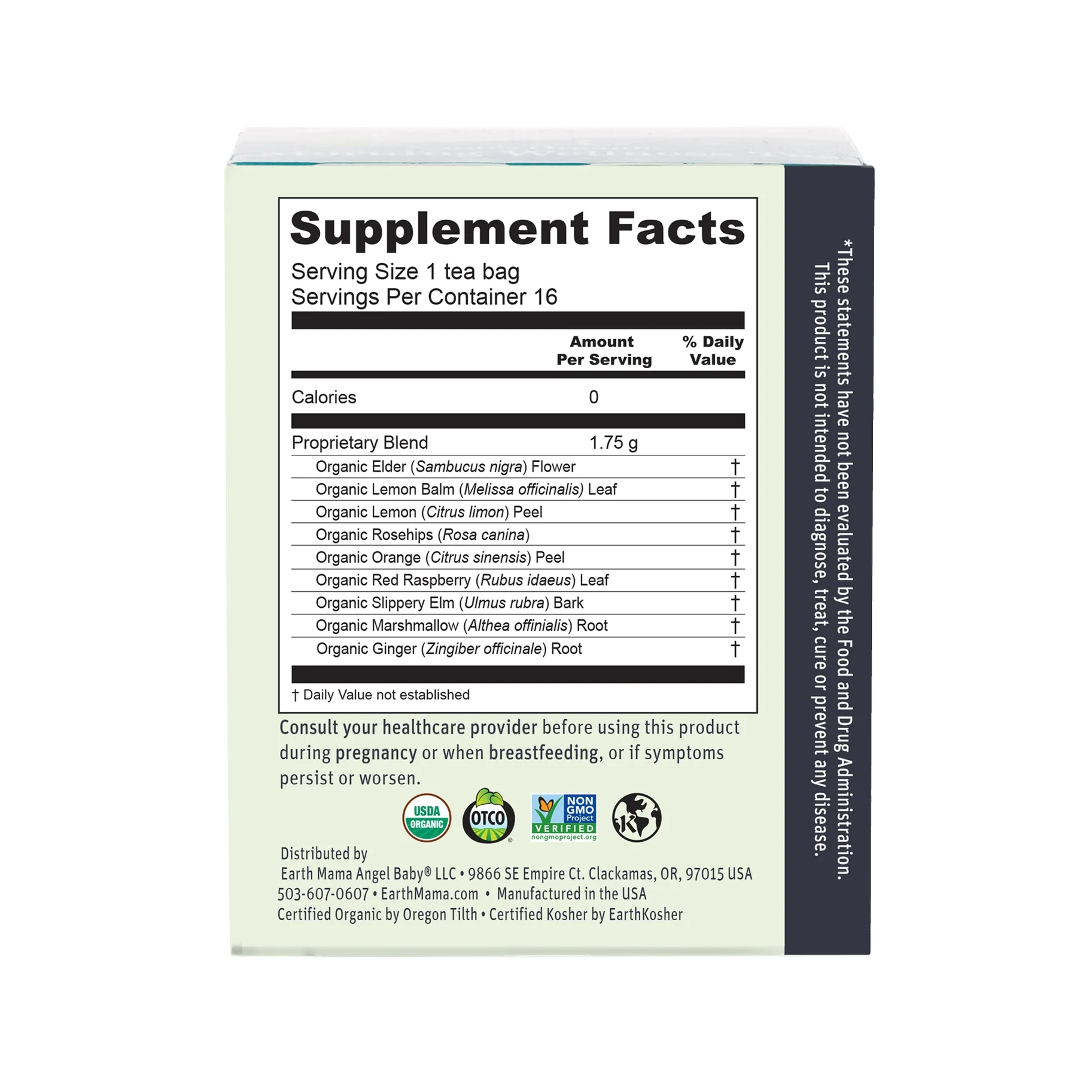 Earth Mama Organic Throat Smoothie Tea - Image 4