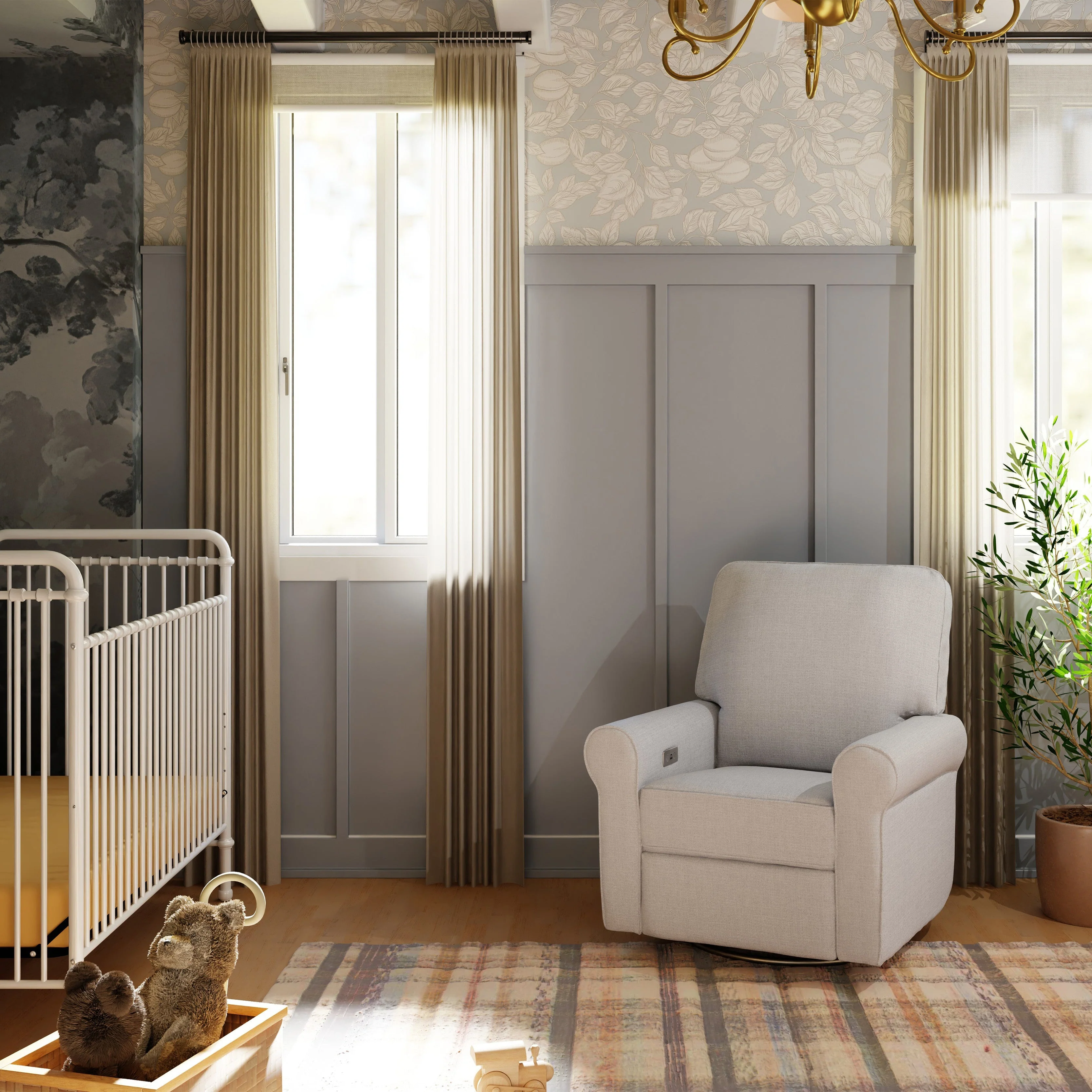 Monogram by Namesake Monroe Power Recliner and Swivel Glider - Image 27