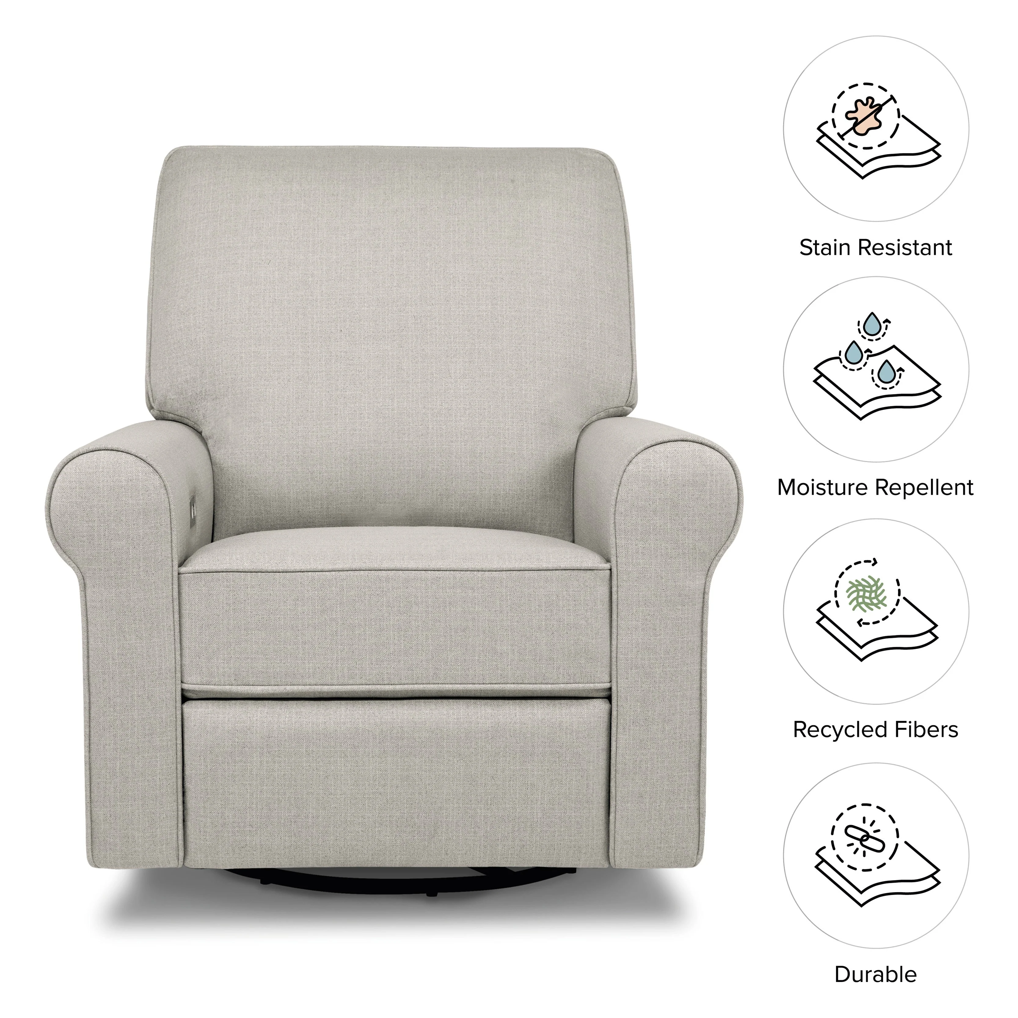Monogram by Namesake Monroe Power Recliner and Swivel Glider - Image 30