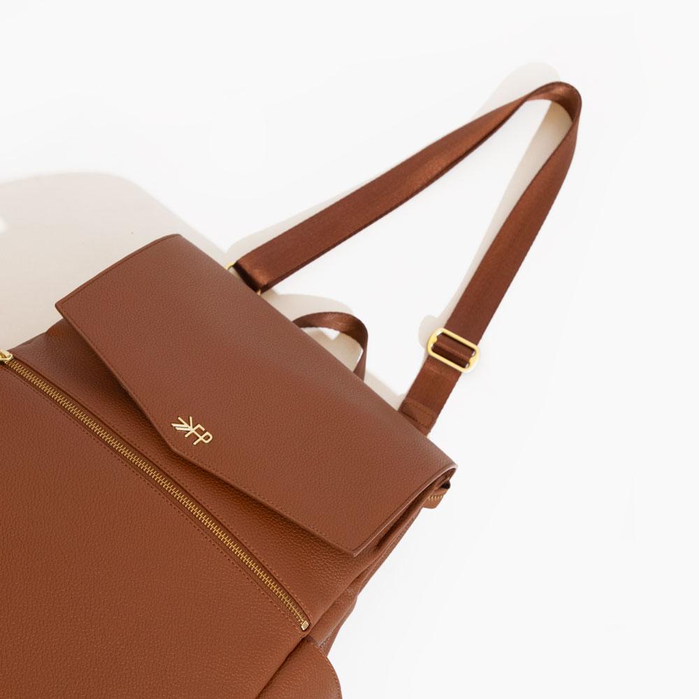 Freshly Picked Classic Diaper Bag II Cognac - Image 5