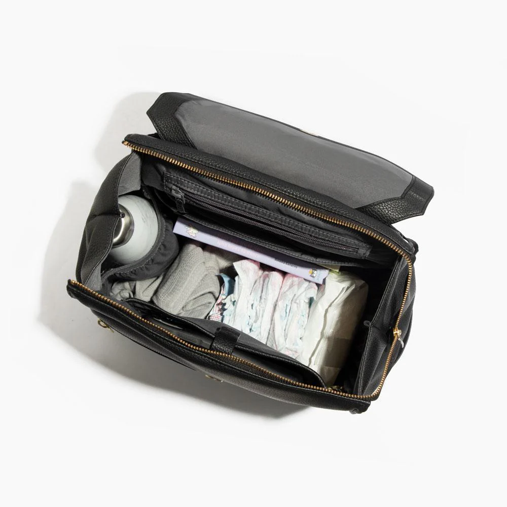 Freshly Picked Classic Diaper Bag II Ebony - Image 6
