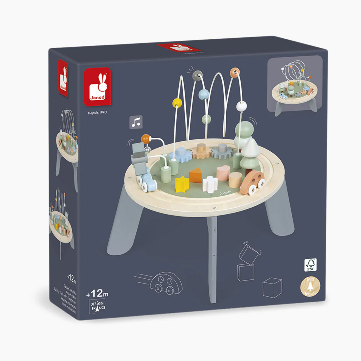 Janod Sweet Cocoon Activity Table - Image 5