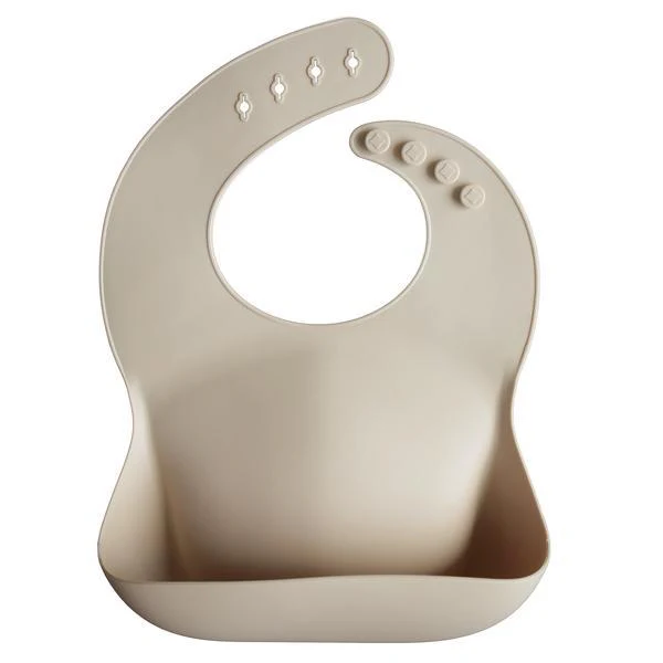 Mushie Silicone Bib - Solids - Image 5