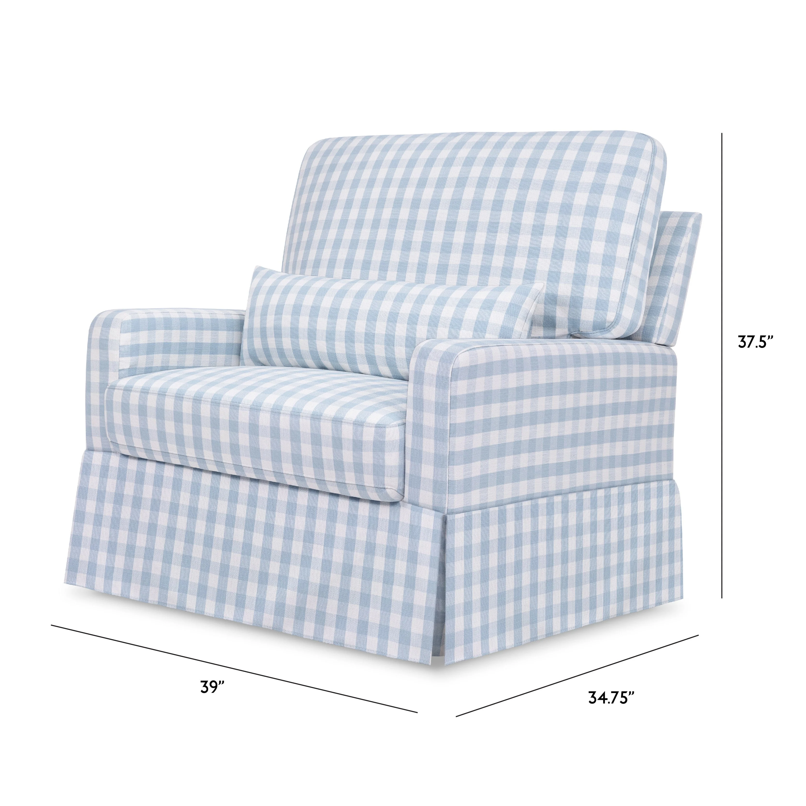 Namesake Crawford Pillowback Chair and a Half Comfort Swivel Glider - Image 20