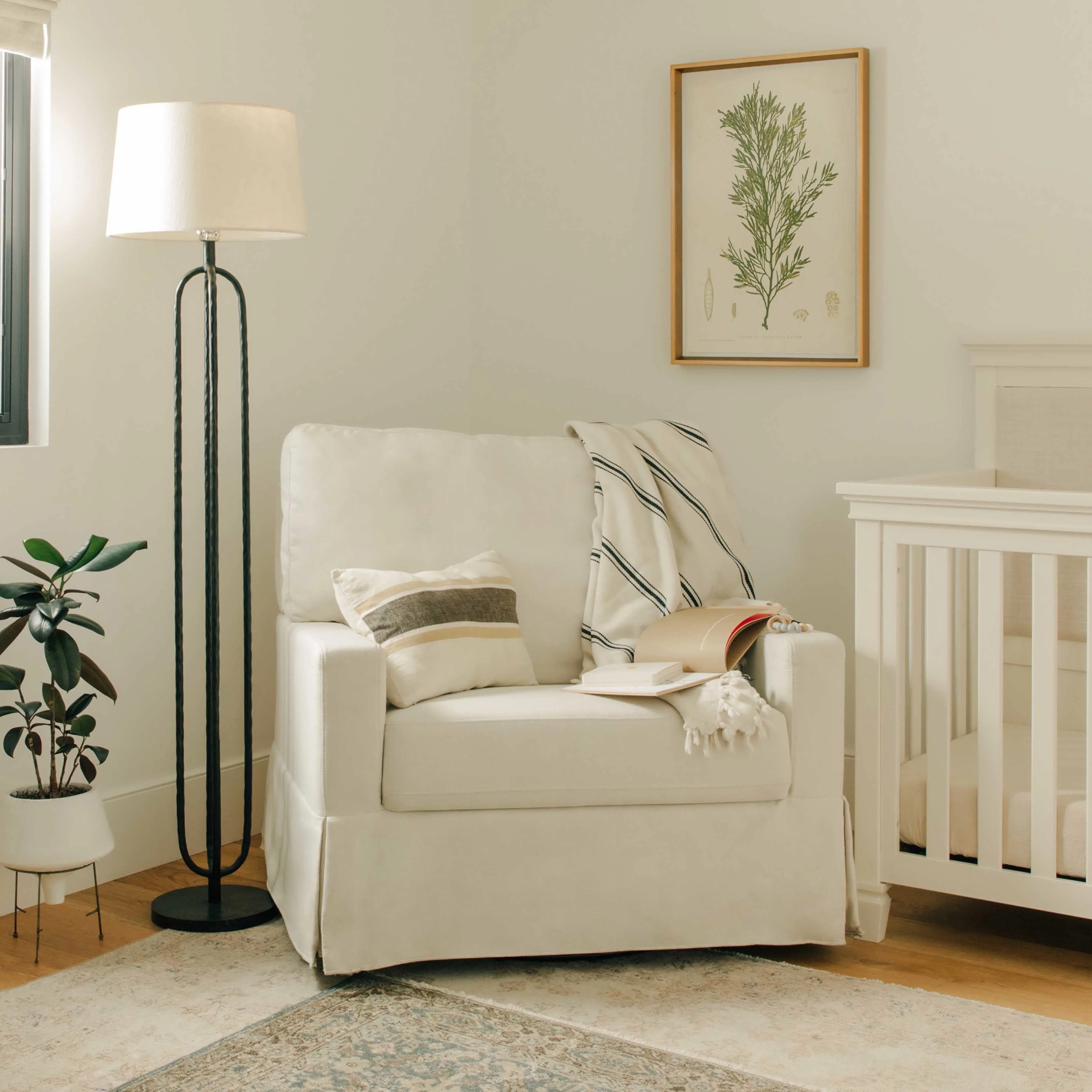 Namesake Crawford Pillowback Chair and a Half Comfort Swivel Glider - Image 43