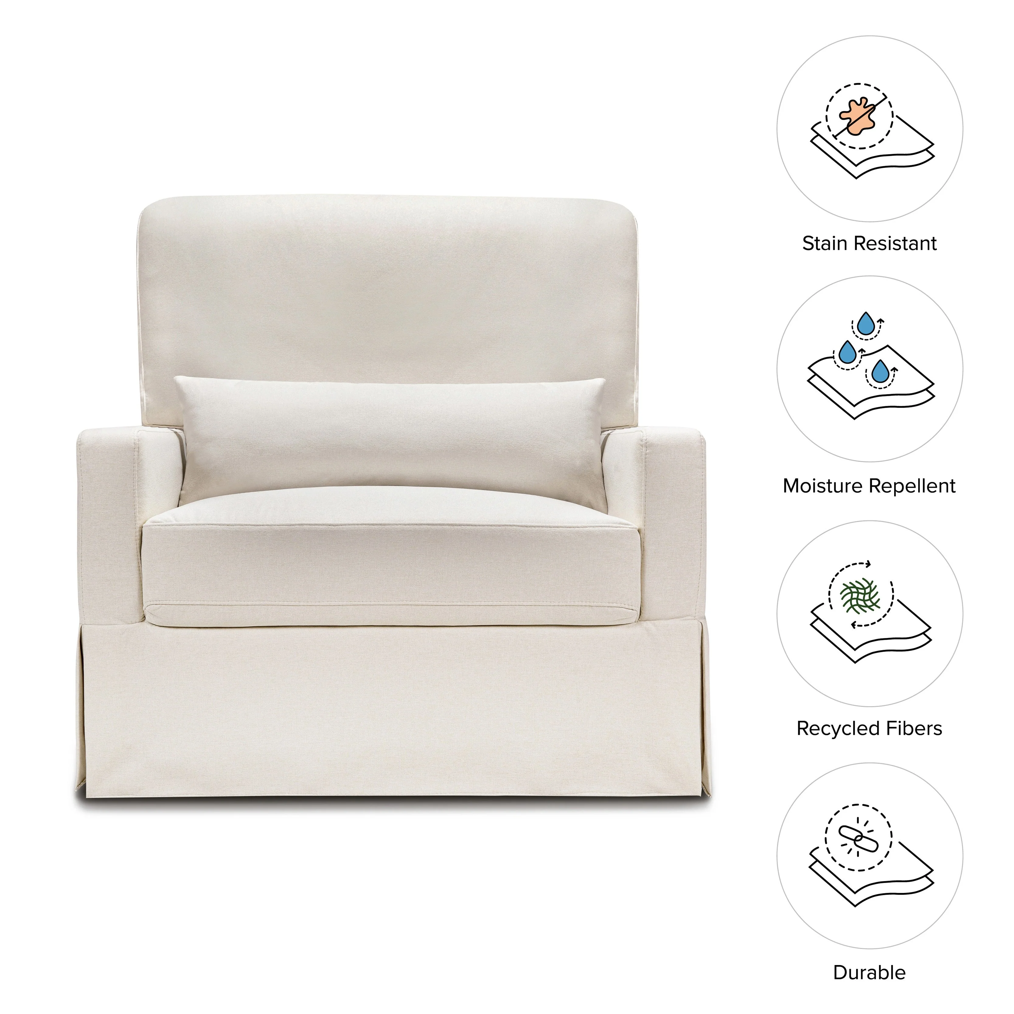 Namesake Crawford Pillowback Chair and a Half Comfort Swivel Glider - Image 45