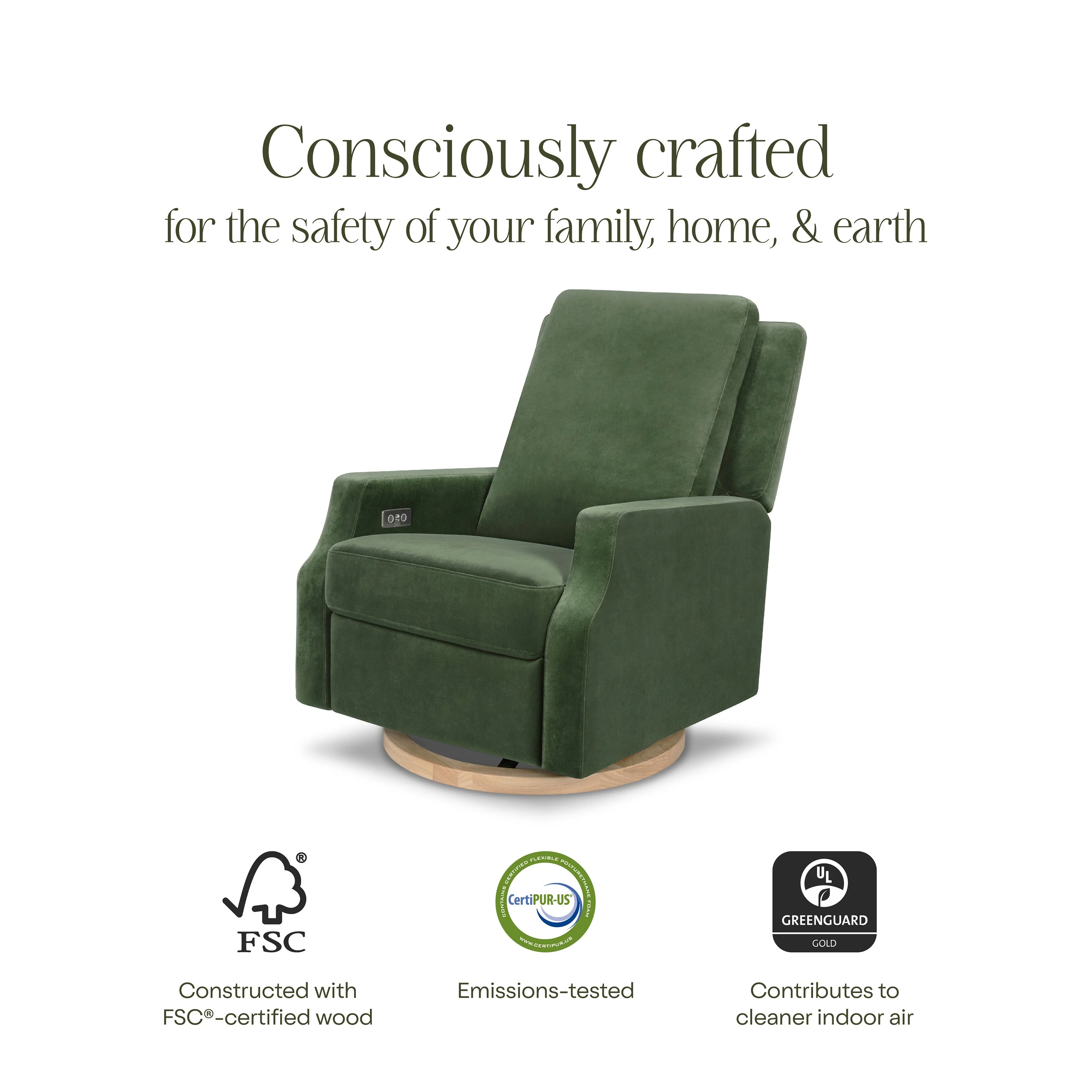 Namesake Crewe Electronic Recliner and Swivel Glider - Image 4
