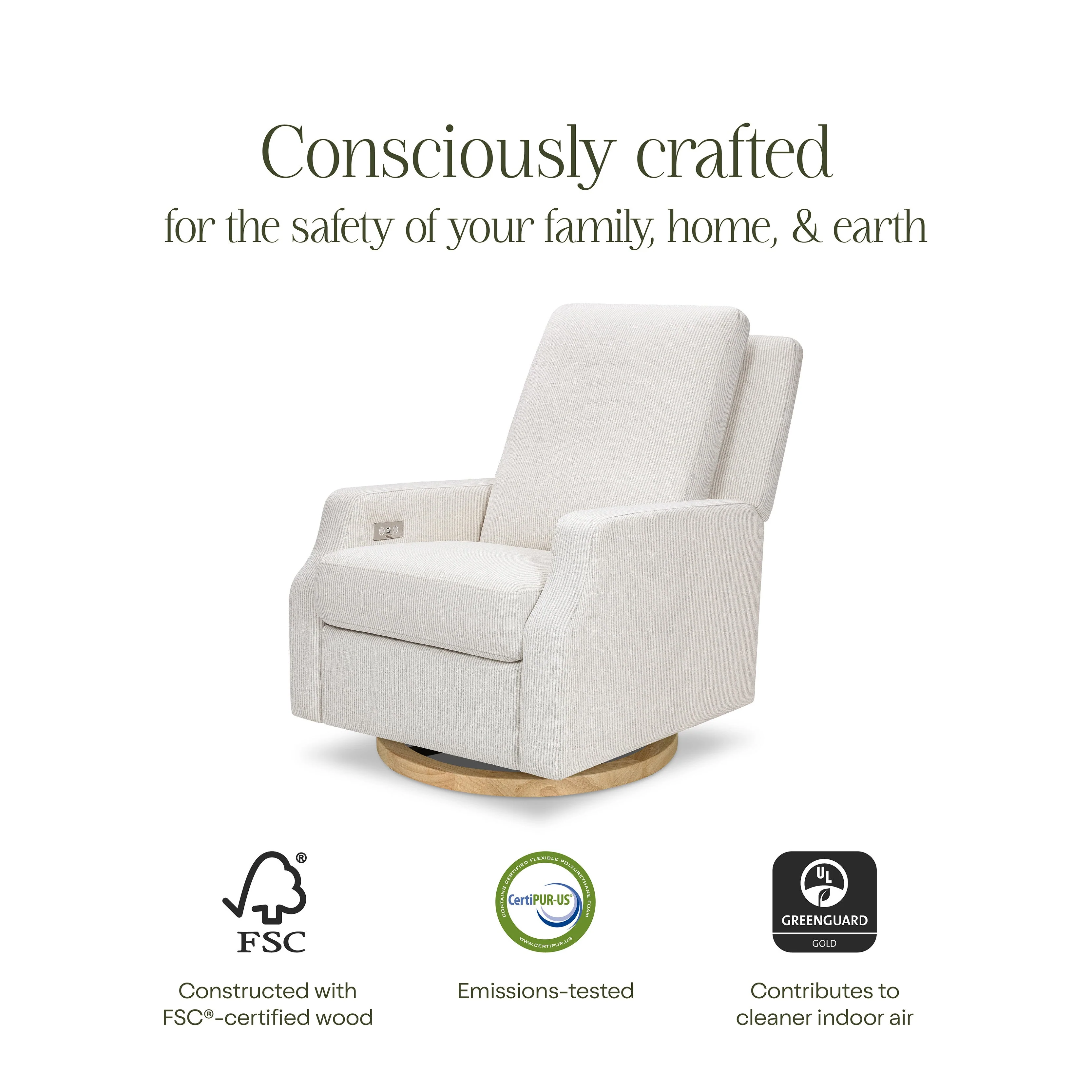 Namesake Crewe Electronic Recliner and Swivel Glider - Image 92