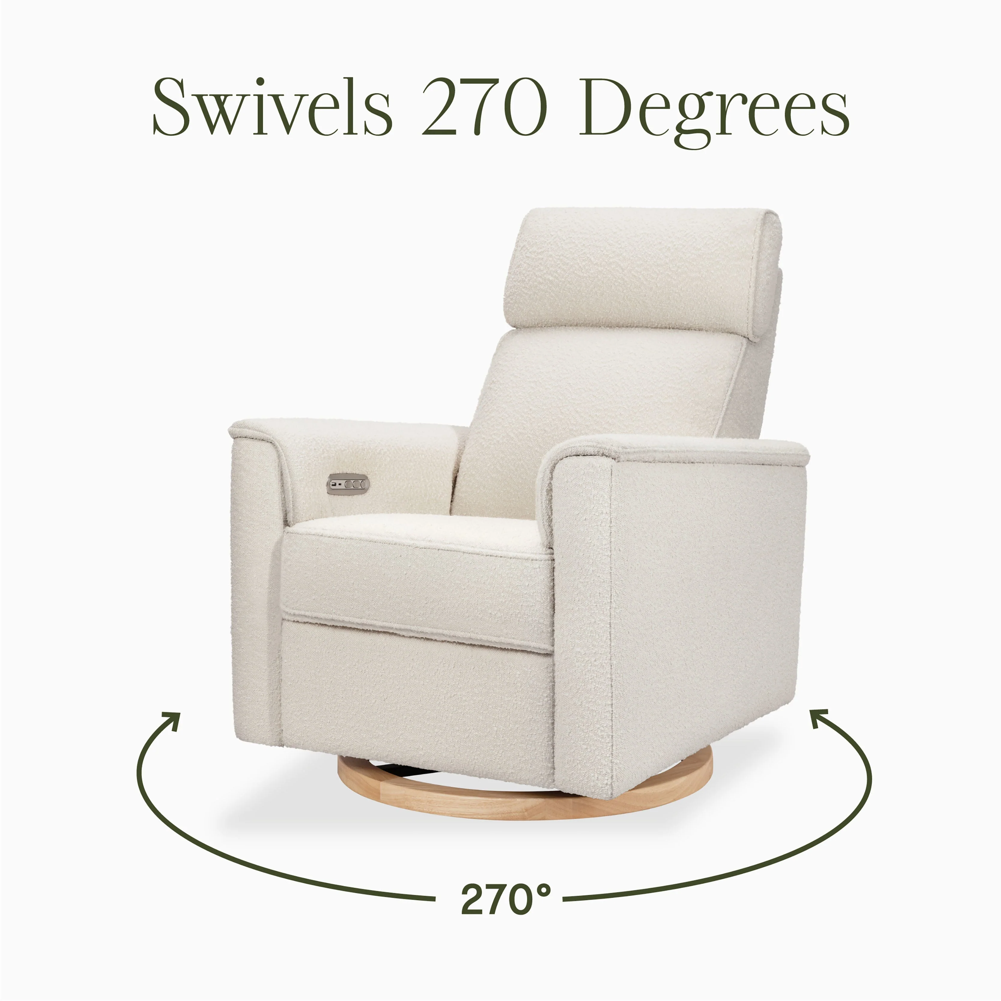 Namesake Willa Plus Power Glider Recliner w/Power Headrest - Image 43