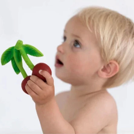 Oli & Carol Mery Cherry Natural Teether - Image 3