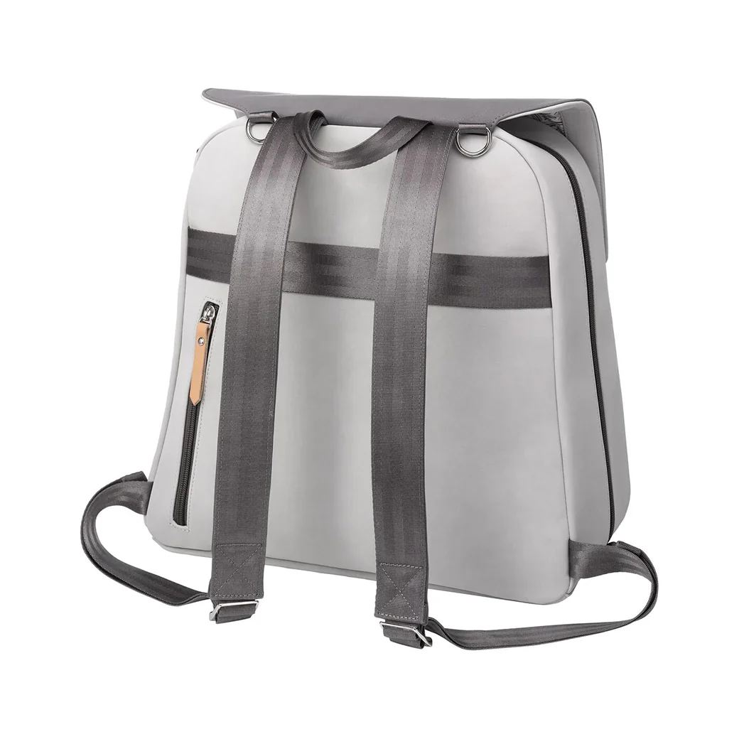 Petunia Meta Backpack Grey Pearl Nubuck Leatherette - Image 4
