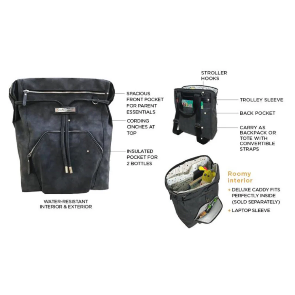 Petunia Cinch Backpack in Midnight - Image 6