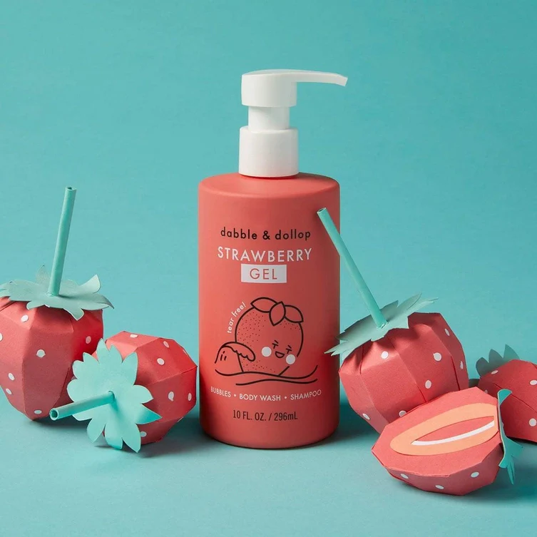 Tear-Free Strawberry Shampoo & Wash - Image 3