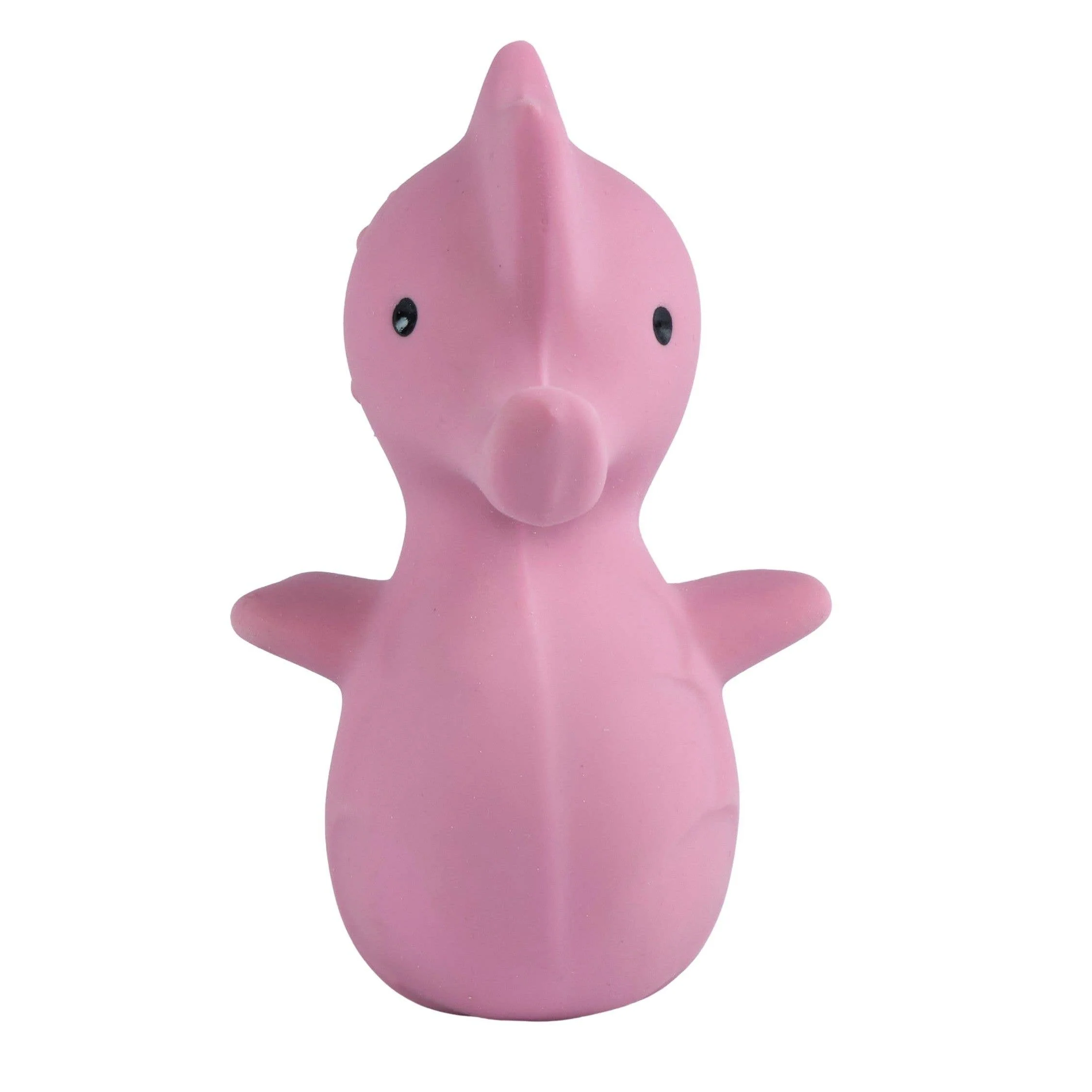 Tikiri Toys Seahorse - Natural Rubber Teether, Rattle & Bath Toy - Image 5