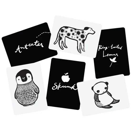 Wee Gallery Art Cards for Baby - Black and White Collection - Image 3