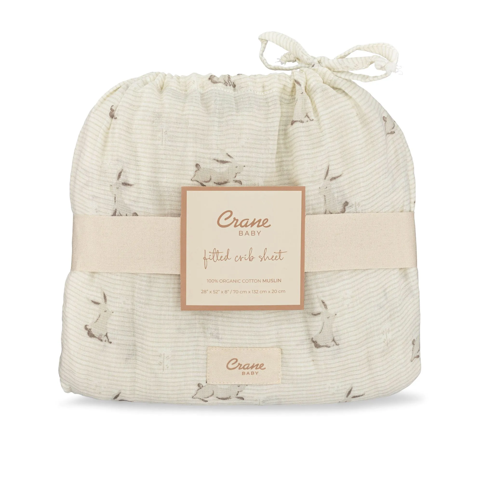 Crane Avery Organic Cotton Crib Sheet - Image 3