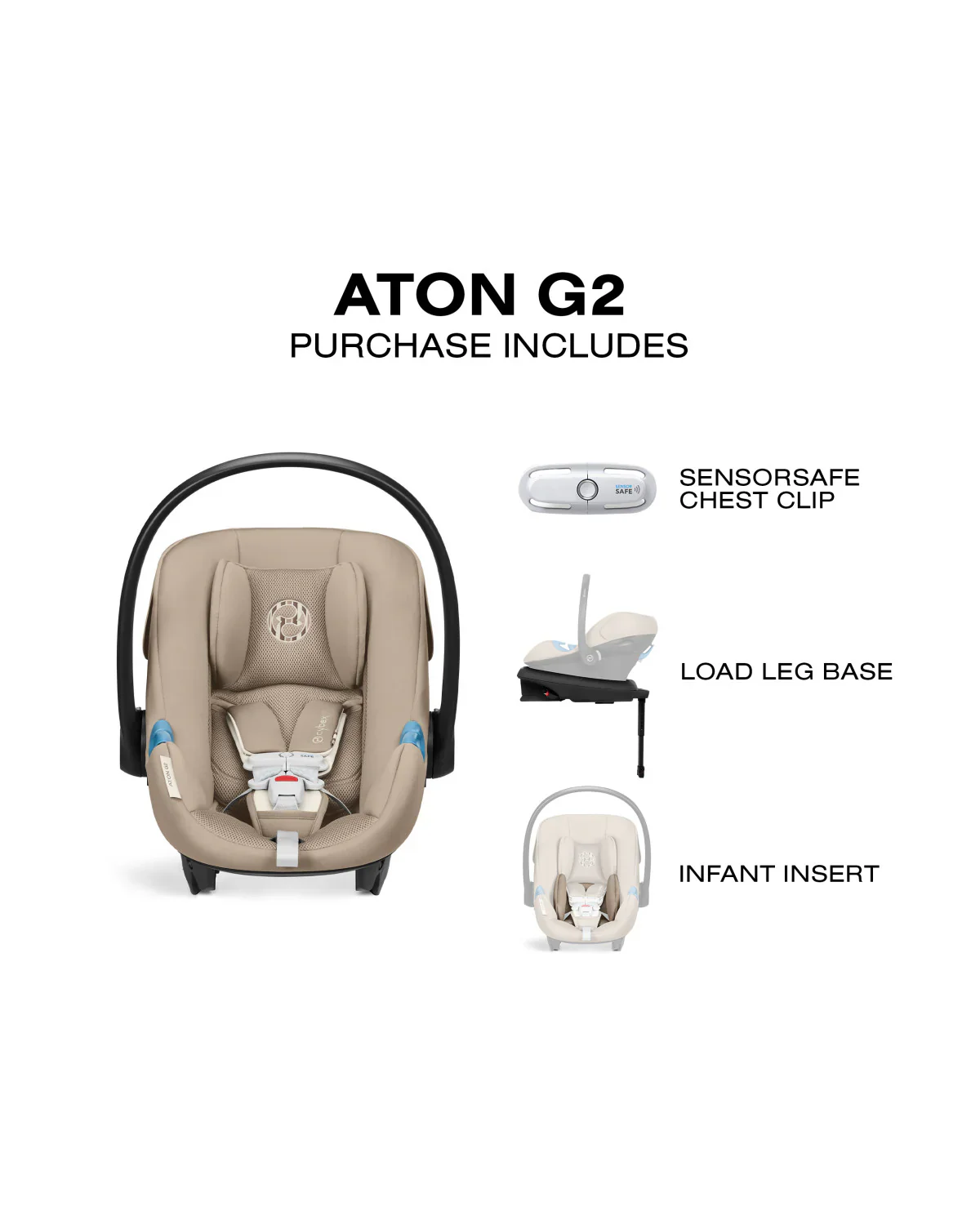 Cybex Aton G2 Infant Car Seat w/ Load Leg Base - Image 4