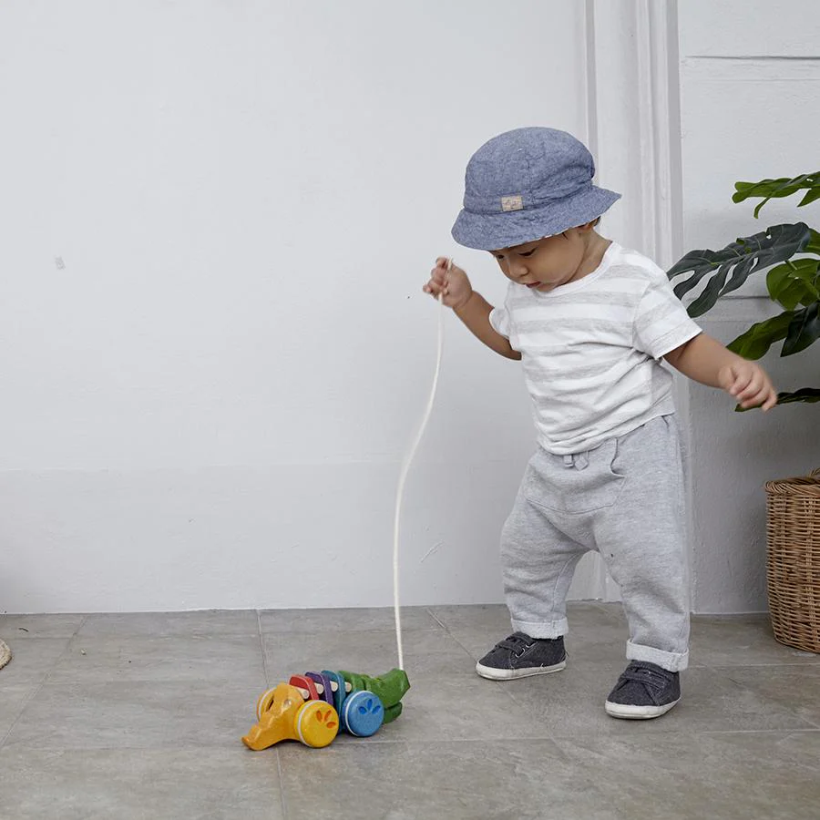 Rainbow Alligator Pull Toy - Image 4