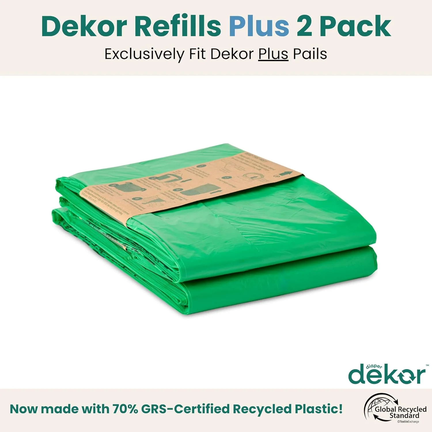 Dekor Plus Diaper Pail Refills - Image 3