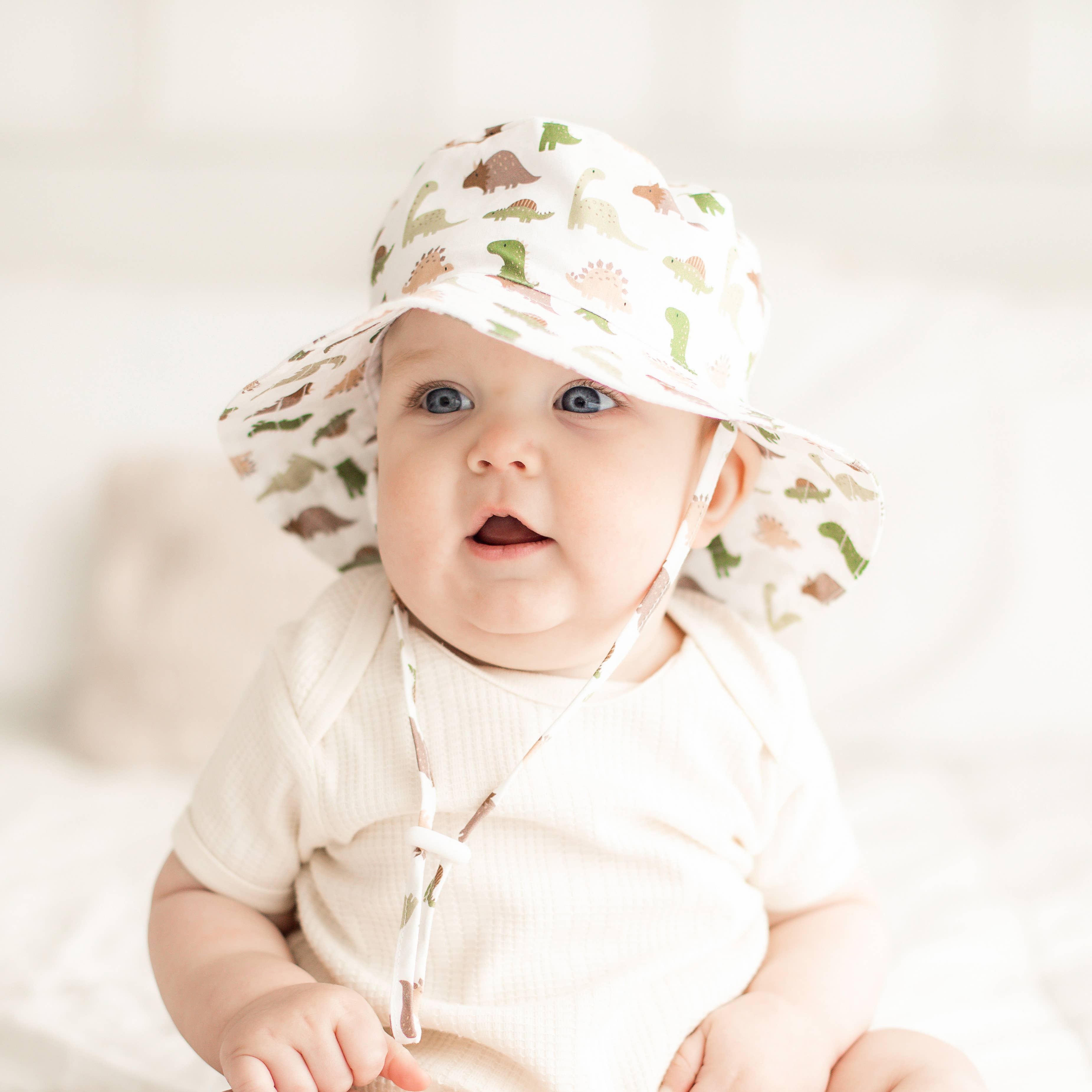 Huggalugs Bucket Hat UPF 50+ Baby & Toddler - Dino - Image 4