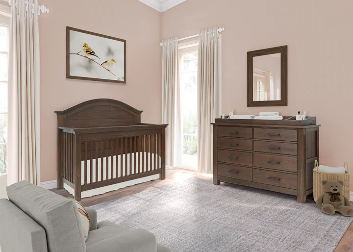 Dolce Babi Lucca Convertible Curve Top Crib - Image 8