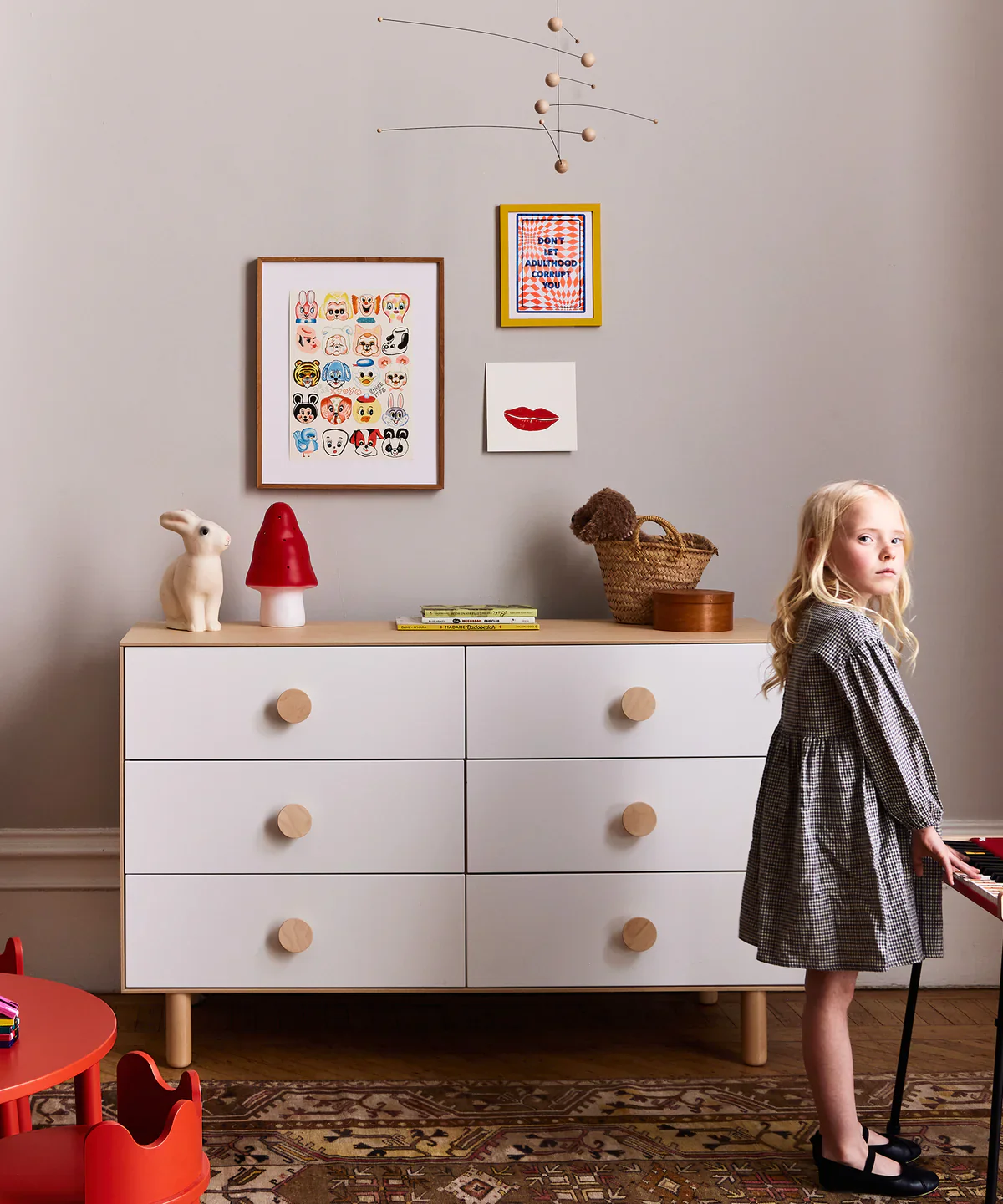 Dot 6-Drawer Dresser - Oeuf - Image 4