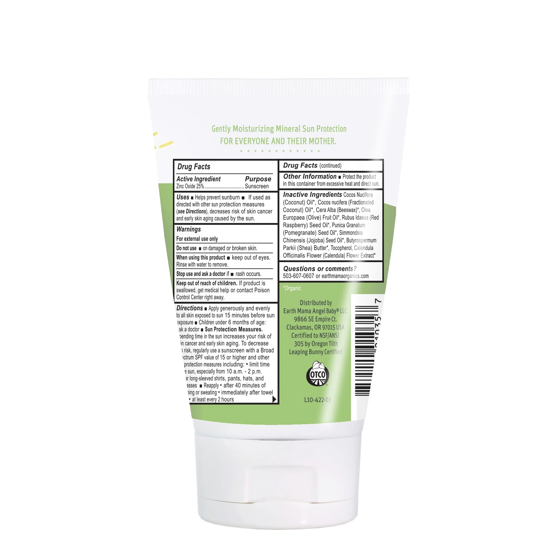 Earth Mama Baby Mineral Sunscreen Lotion - Image 3