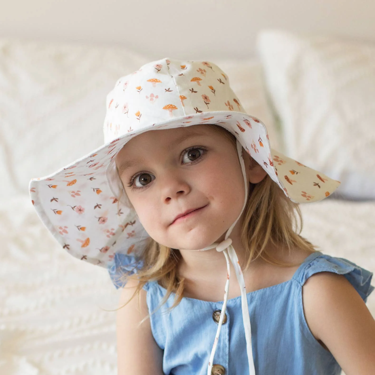 Huggalugs Sunhat UPF 50+ Baby & Toddler - Fairy Garden - Image 5