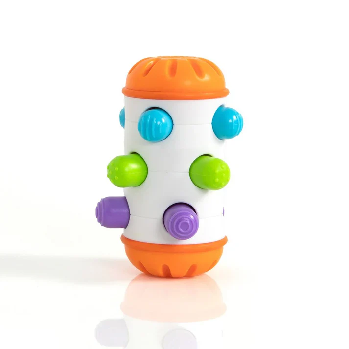 Fat brain Rolio Sensory Tummy TIme and Rattle Toy - Image 3