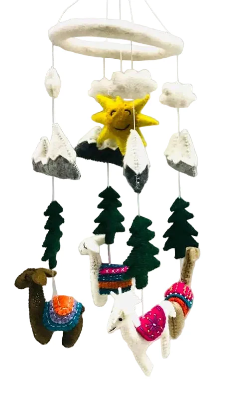 Winding Road Felted Handmade Hanging Mobiles - Image 4