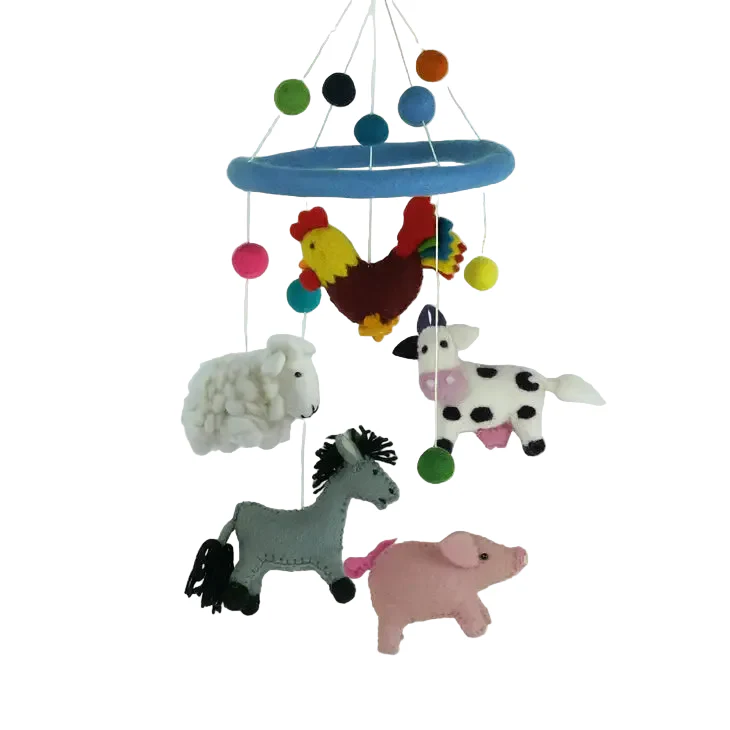 Winding Road Felted Handmade Hanging Mobiles - Image 6