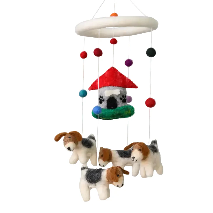 Winding Road Felted Handmade Hanging Mobiles - Image 7