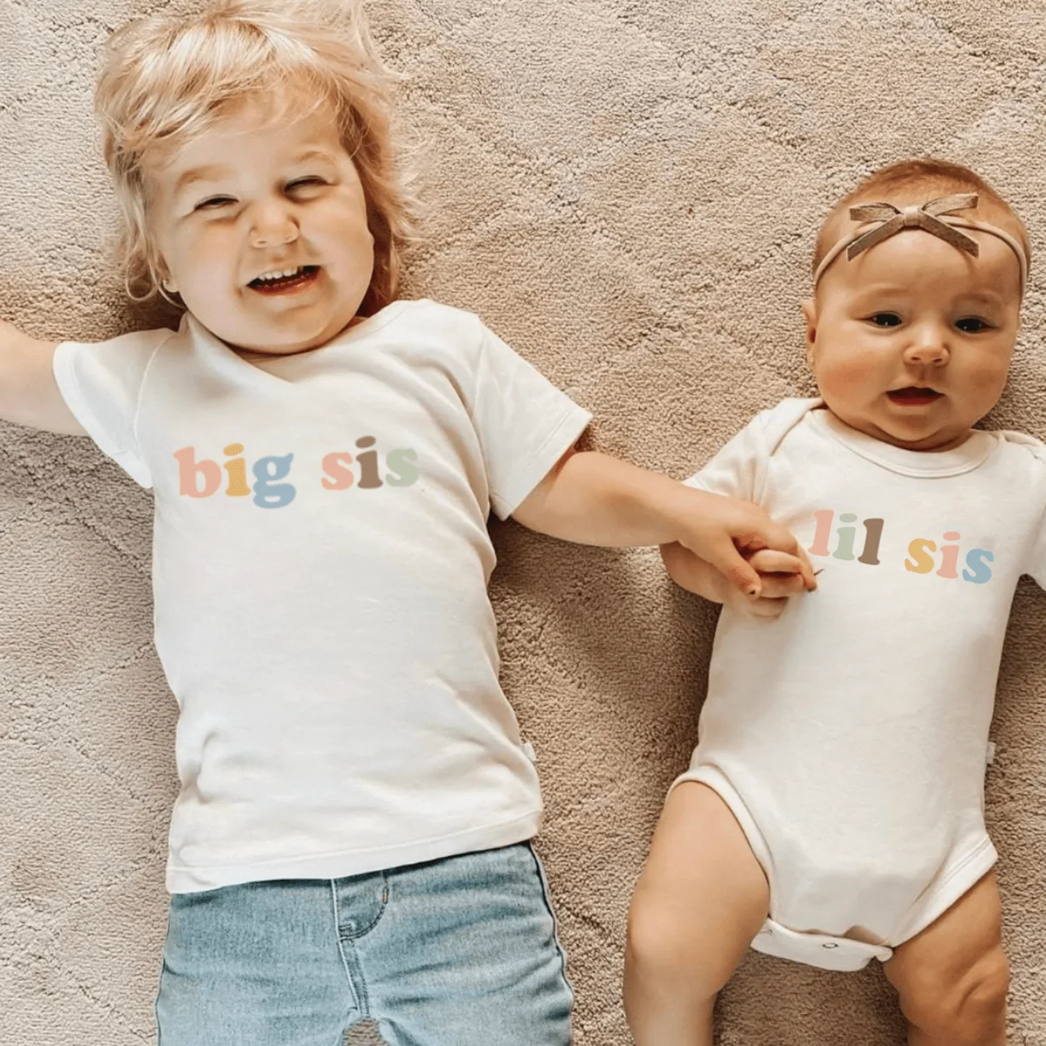 Finn + Emma Toddler Graphic Tee - Big Sis - Image 2