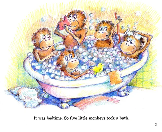 Five Little Monkeys Board Book - Image 4