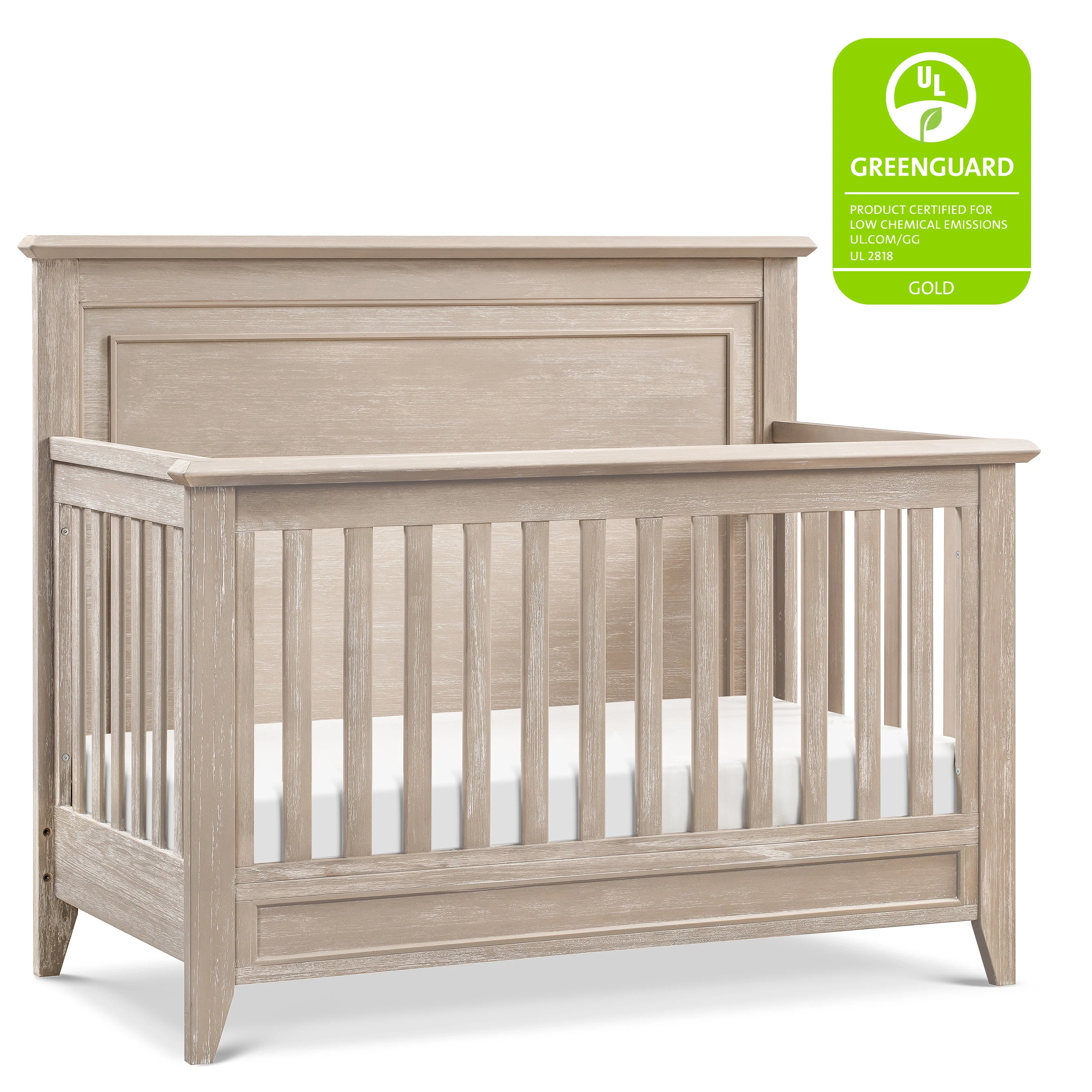 Monogram by Namesake Barrow Rustic 4-in-1 Convertible Flat Top Crib - Image 6