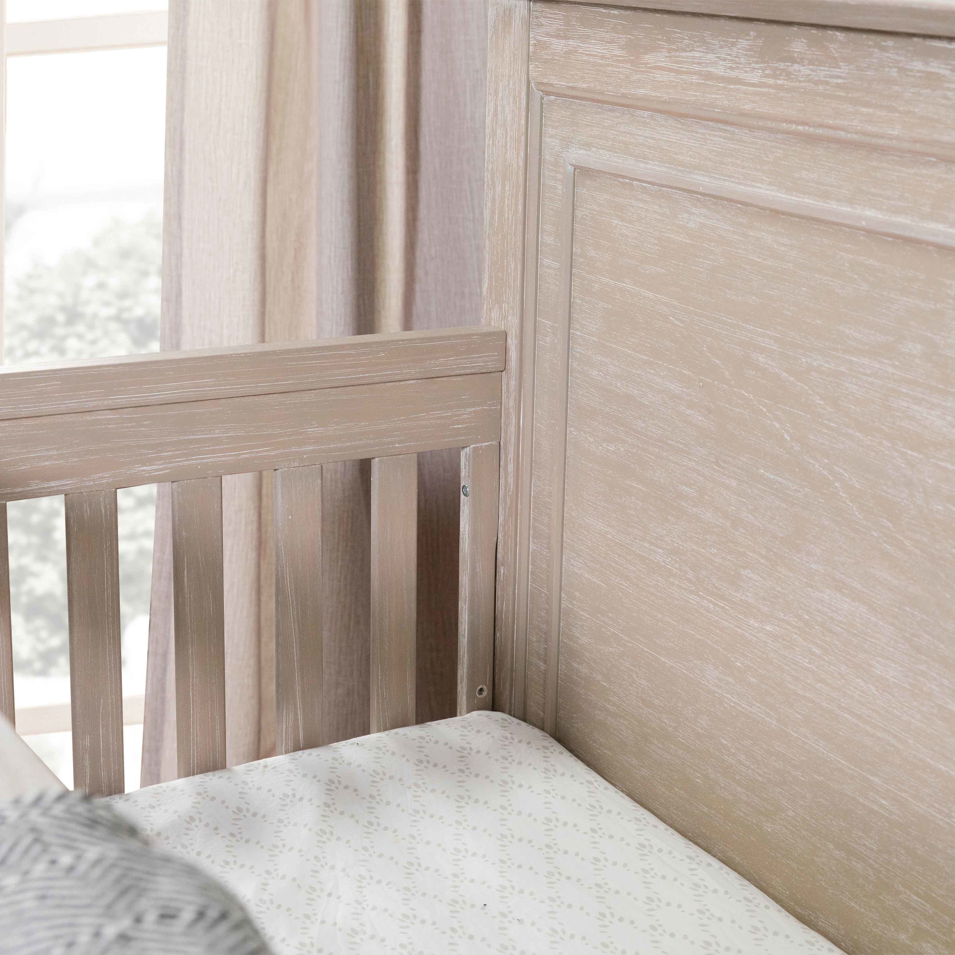 Monogram by Namesake Barrow Rustic 4-in-1 Convertible Flat Top Crib - Image 7