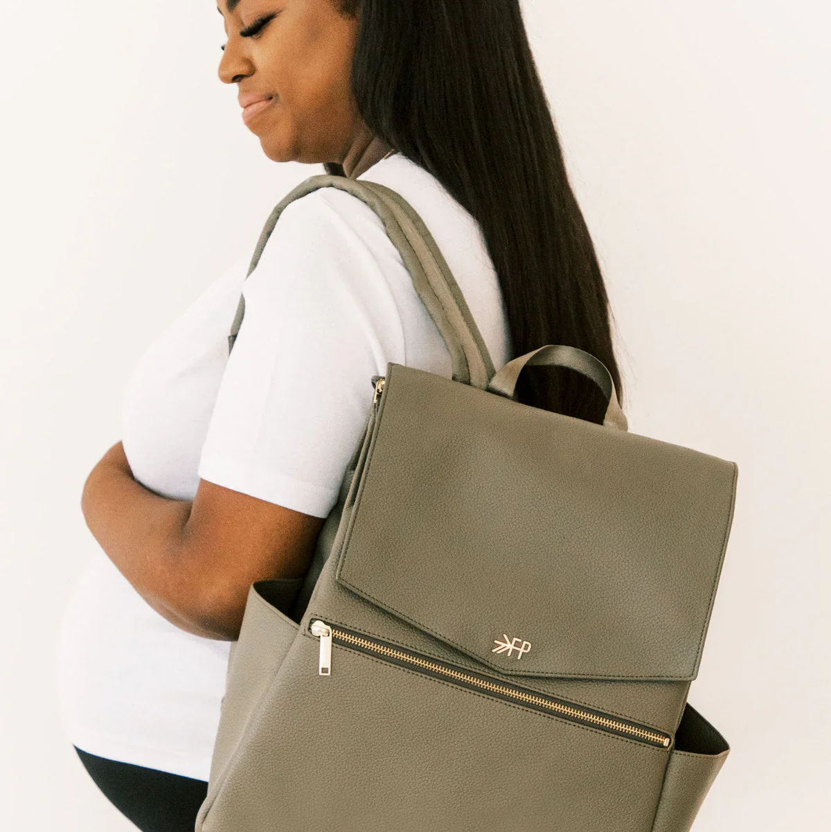 Freshly Picked Classic Diaper Bag II Sage - Image 10