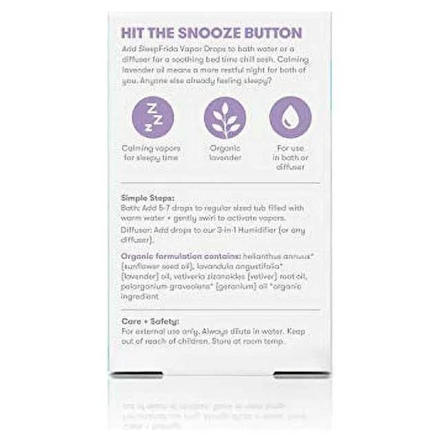 Fridababy Natural Sleep Vapor Bath Drops for Bedtime Wind Down - Image 4