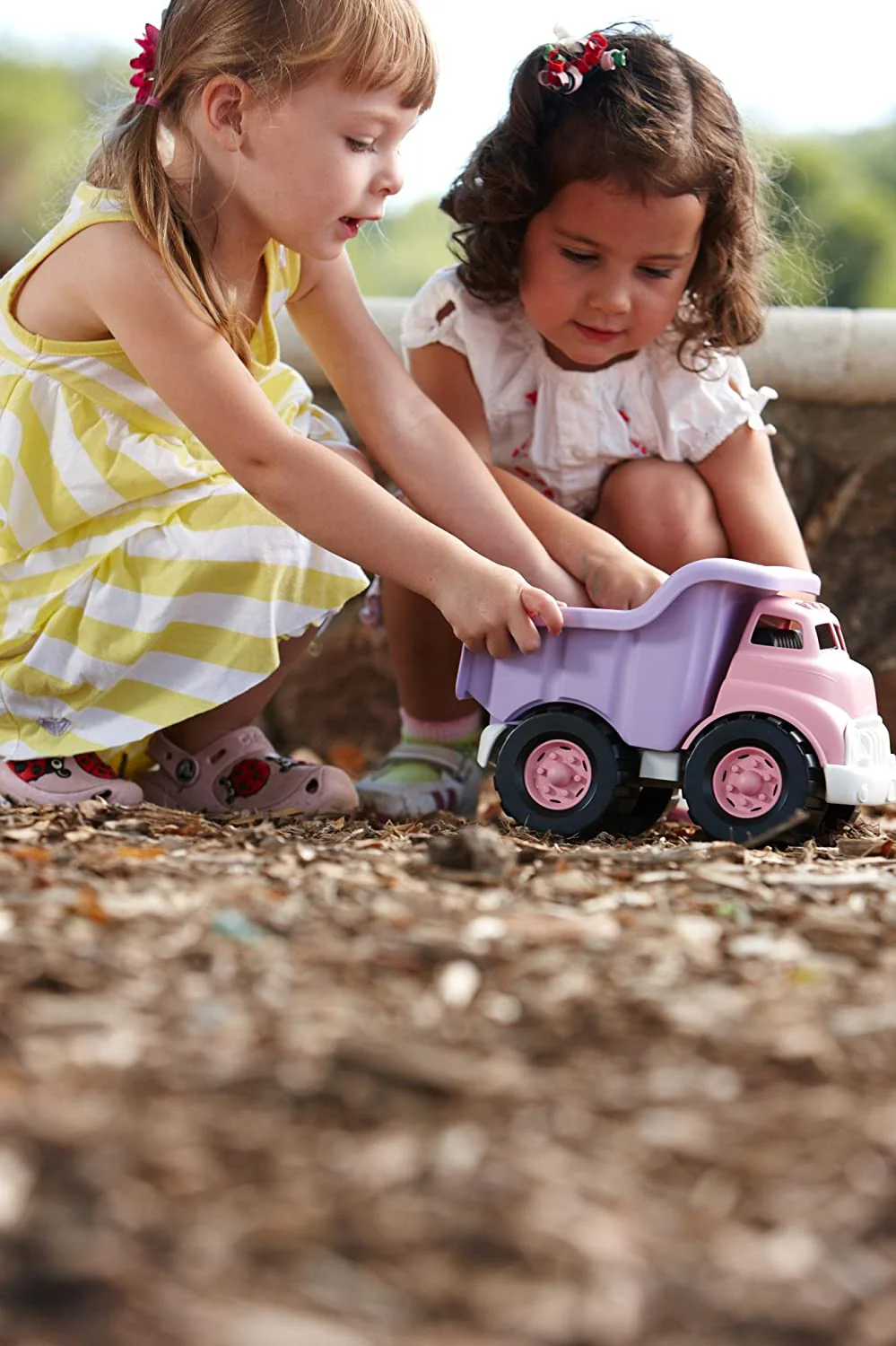Green Toys Pink Dump Truck - Image 5